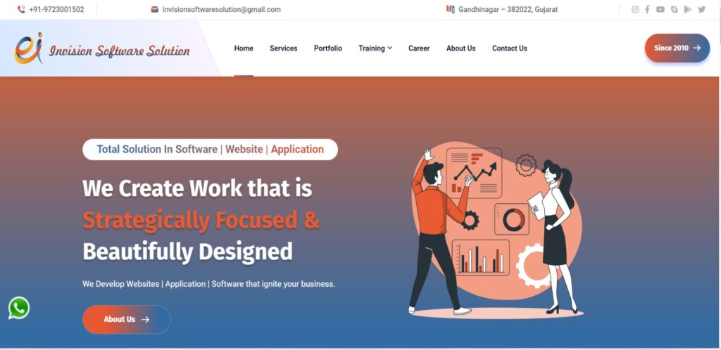 IT Companies in Gandhinagar - Invision Software Solution