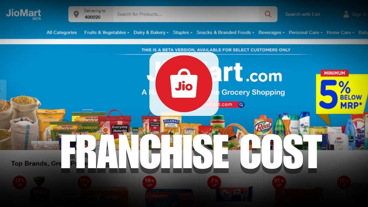 Jio Mart Franchise Cost