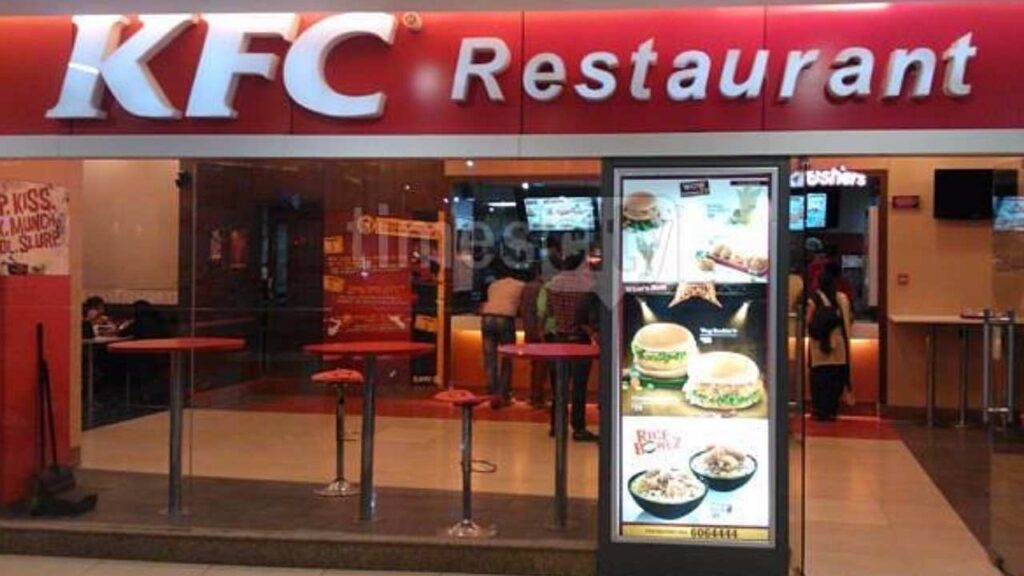 KFC Franchise Cost in India