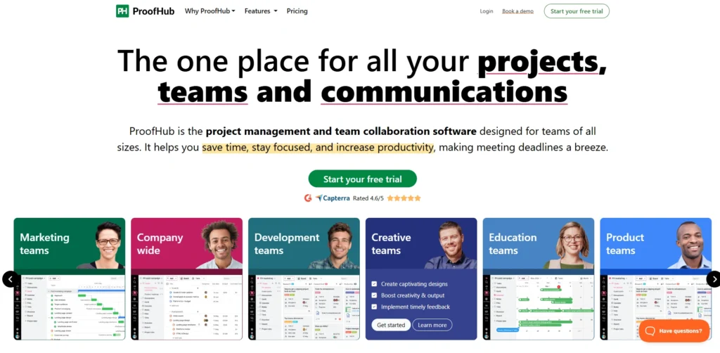 Marketing Project Management Tools-P‍ro‍ofHub