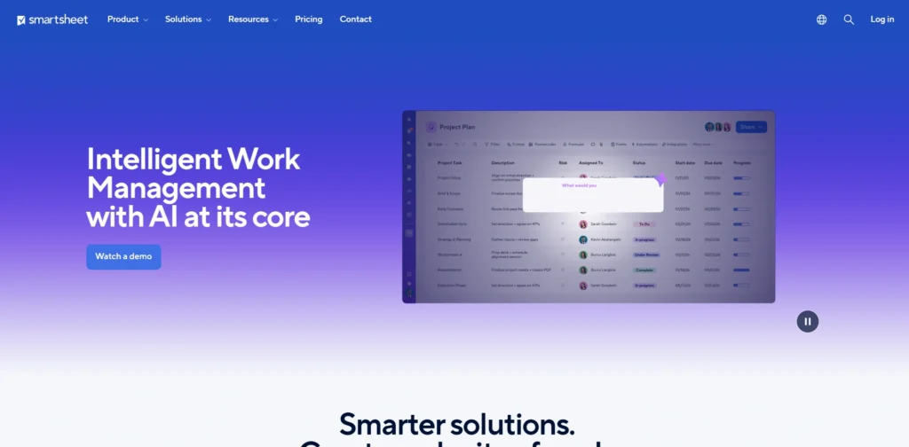 Marketing Project Management Tools-Smartsh‌eet