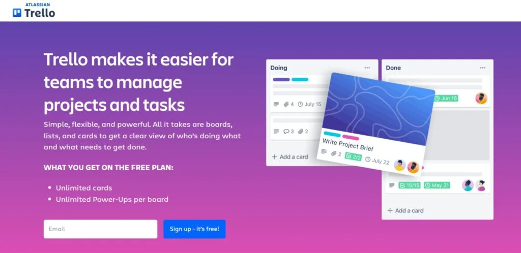 Marketing Project Management Tools-T‌rello 