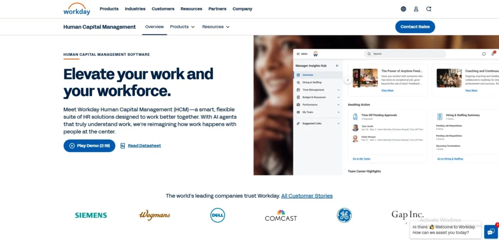 HR Management Software-   Workday HCM