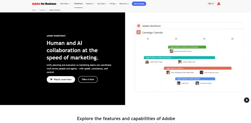 Marketing Project Management Tools-W‍orkfront by Adob‌e 