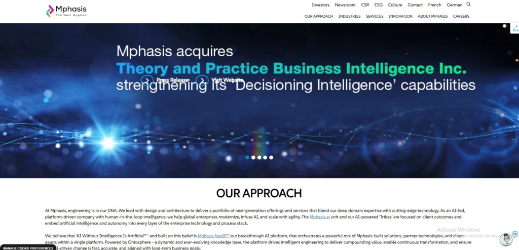 IT Comp‌any⁠ in M​umbai-Mphasis