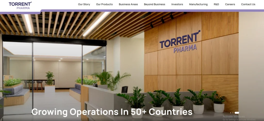 Manufacturing Company in Gujarat- T‍orrent Pharmaceutical​s