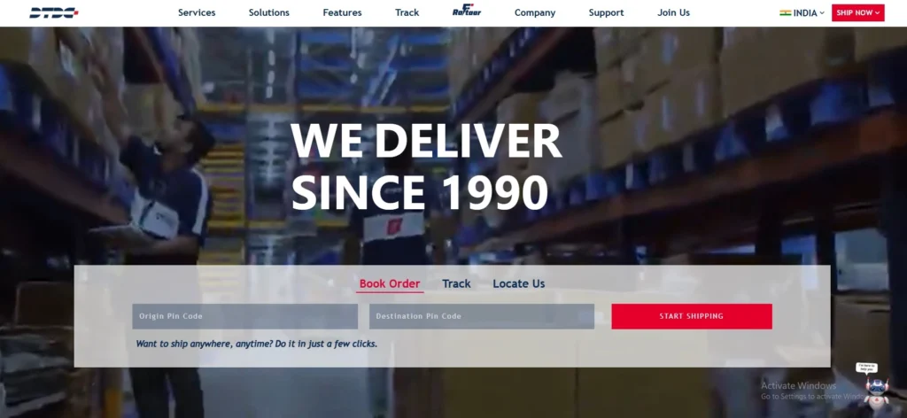 Logistics Company In Delhi- DTDC E⁠xpress Limited