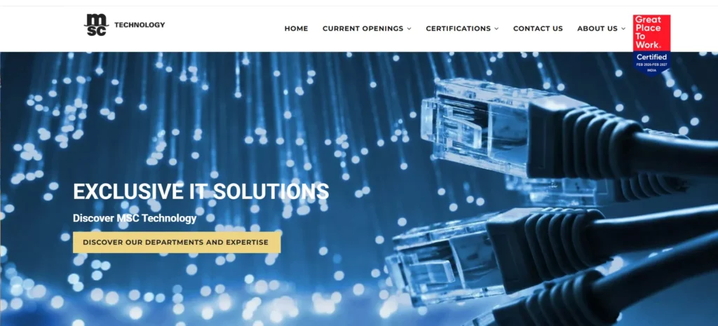 IT Companies in Ambattur- MSC Technology