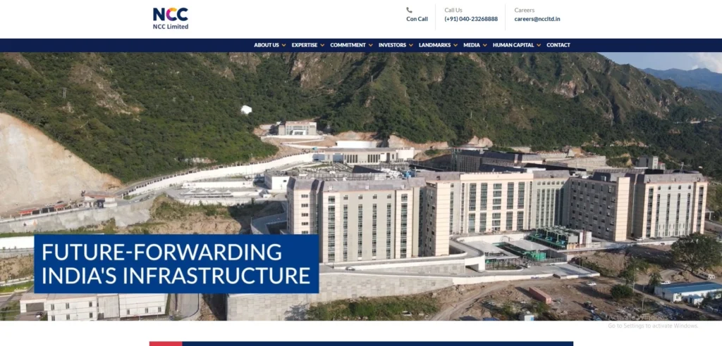 Infrastructure Company in India- NCC Limited