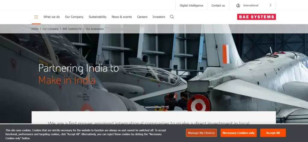 Aerospace Company in India - BAE Systems India