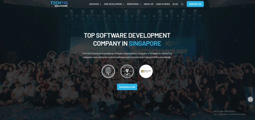 IT Company in Singapore- TechTIQ Solutions
