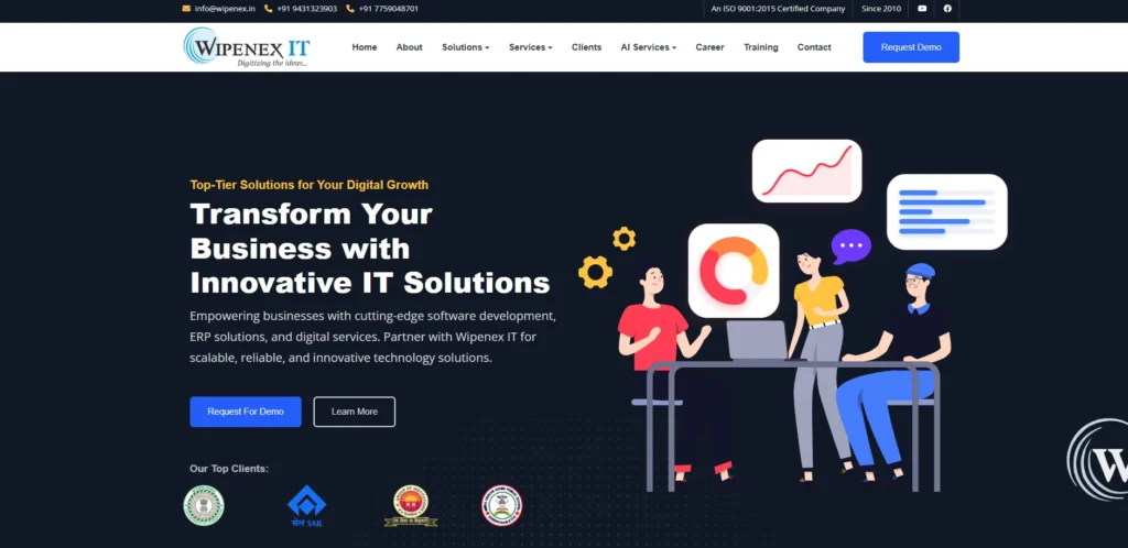 IT Company In Ranchi-Wipenex IT Private Limited