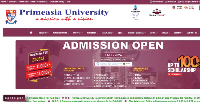 Private University in Bangladesh -    Primeasia University
