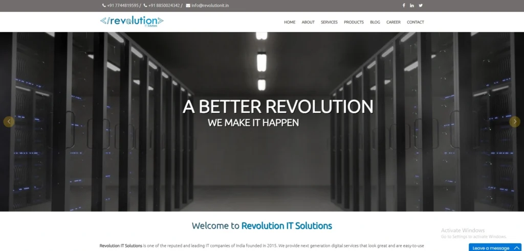 IT Company In Kolhapur-Revolution IT Solutions