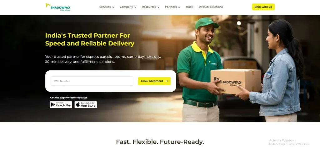 Logistics Company In Delhi- Shadowfax Technologies