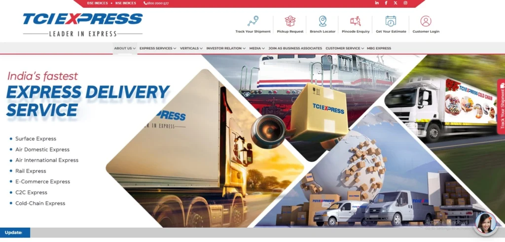 Logistics Company In Delhi-  T⁠CI​ Express⁠