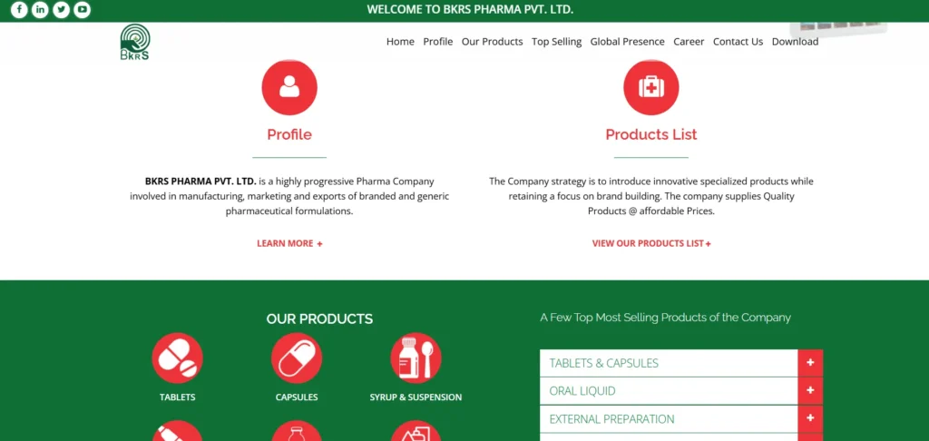 Pharma Company in Gurgaon- BKRS​ PHARM⁠A PVT. LTD