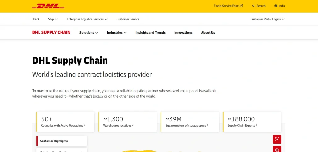 Biggest Logistics Companies in the World- DHL Group - World's Largest Logistics Company