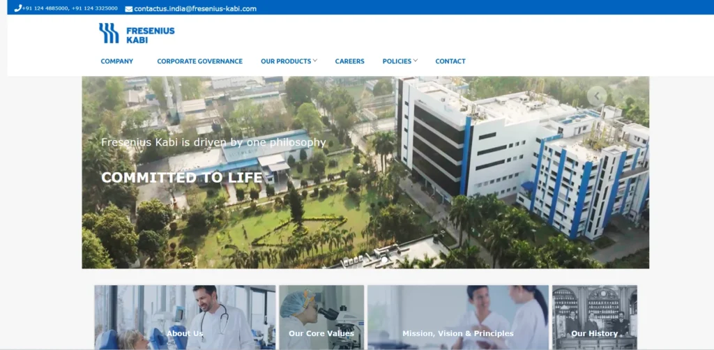 Pharma Company in Gurgaon-Fresenius Kabi