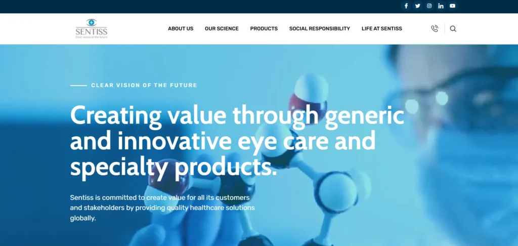 Pharma Company in Gurgaon- Sentiss Pha‌rma P‌vt Ltd