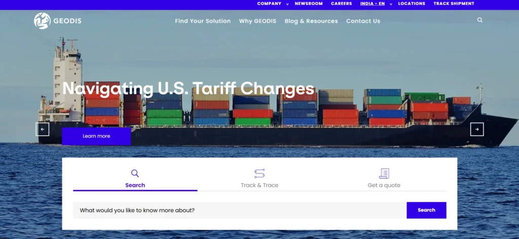  Biggest Logistics Companies in the World- GEODIS - Global Supply Chain Optimization and Contract Logistics Leader