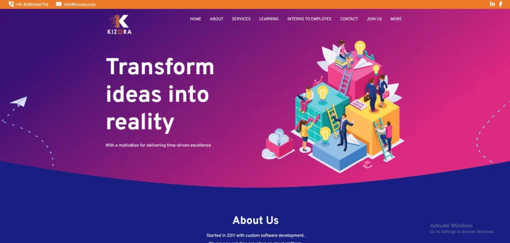 IT Company in Nagpur- Ki‍zora Sof​t‍ware Private Limite‌d