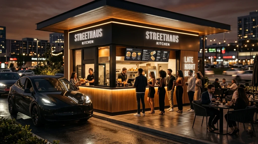 Business Idea In Hyderabad- Premium Drive-In & Late-Night Food Court Kiosk