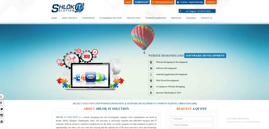 IT Company in Raipur-  Shlok IT Solution