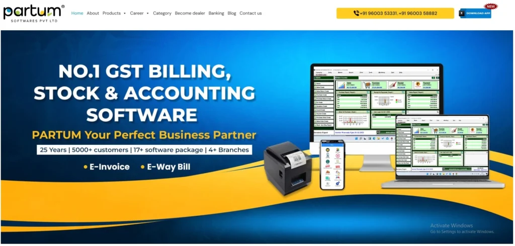  IT Company in Erode-Partum Softwares Pvt. Ltd.