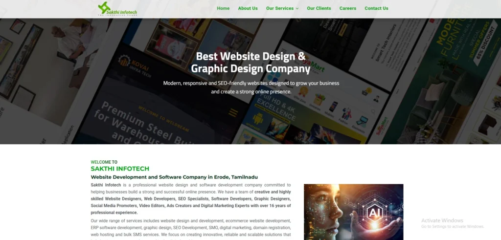  IT Company in Erode-Sakthi Infotech
