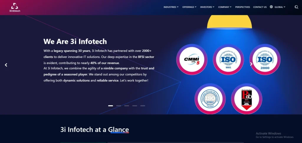 IT Company in Perungudi- 3i Infotech