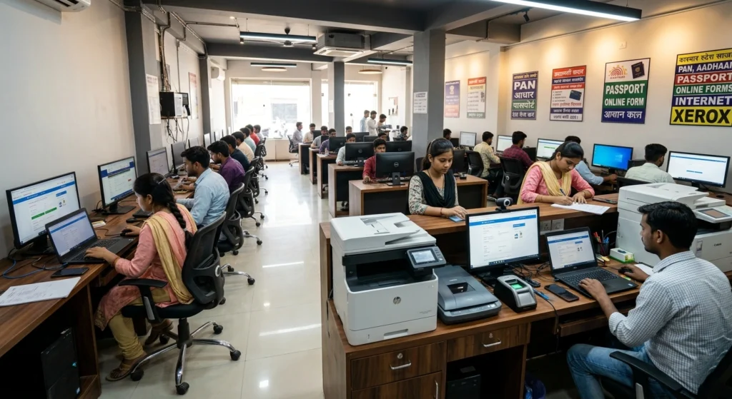 Business Idea in Bihar-  Cyber Café an‍d Online S⁠er‍v‌ice Center