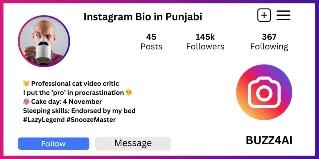 Instagram VIP Bio