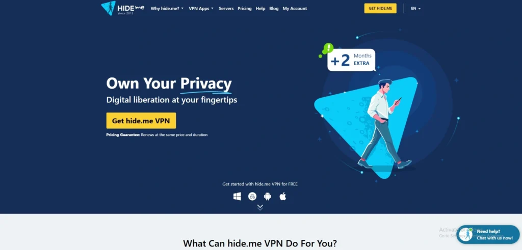 VPN for CapCut- Hide.me