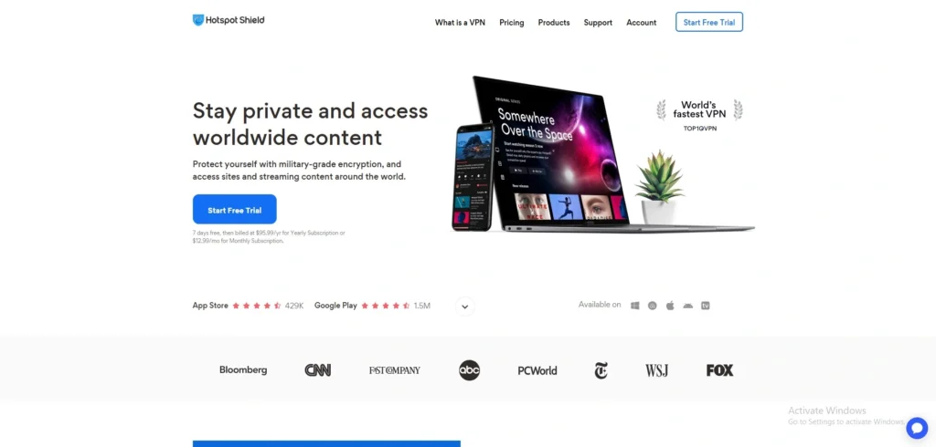 VPN for CapCut- Hotspot Shield