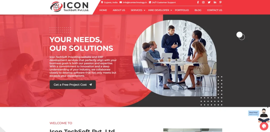 IT compa⁠n​y in Rajk​ot- ICON TechSoft Pvt. Ltd‌.‍
