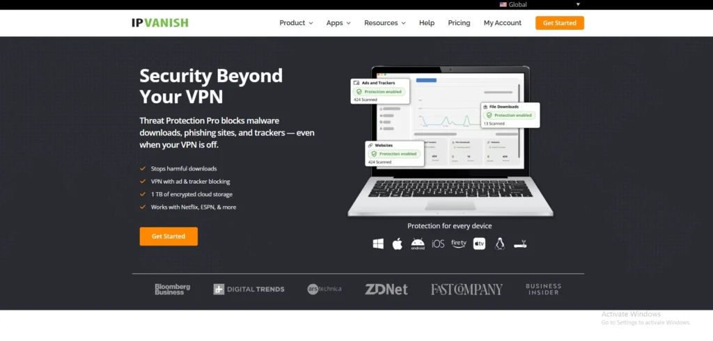 VPN for CapCut- IPVanish