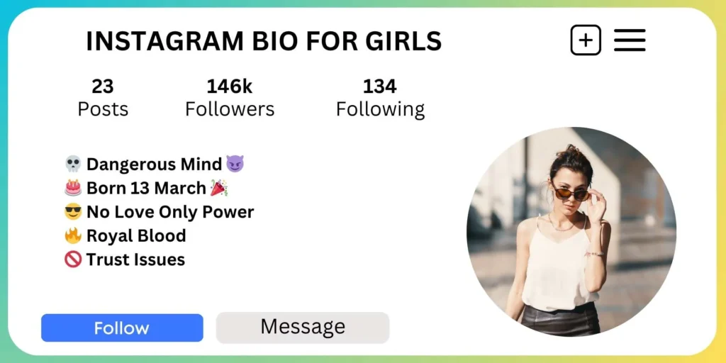 Instagram Bio for Girls