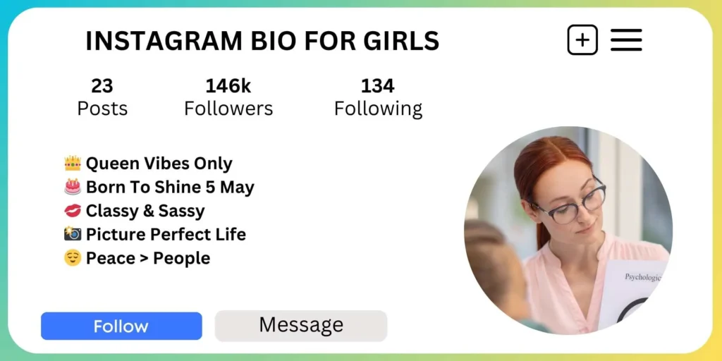 Instagram Bio for Girls