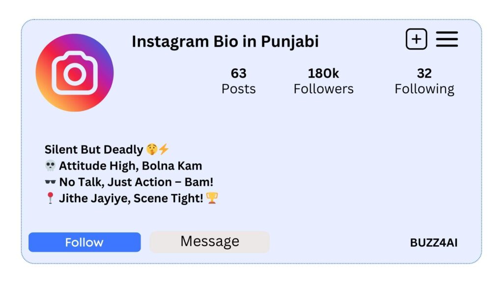 Instagram Bio in Punjabi