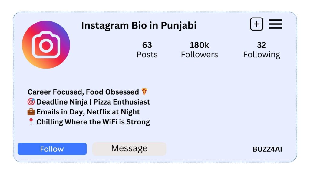 Instagram Bio in Punjabi