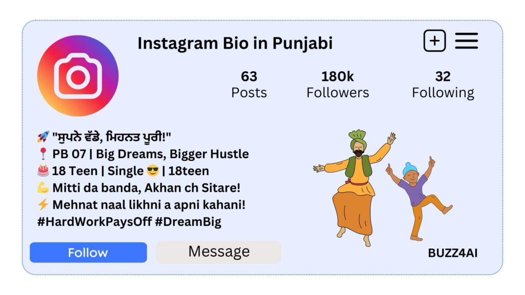 Instagram Bio in Punjabi