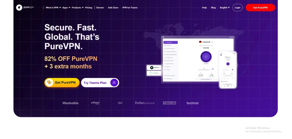 VPN for CapCut- PureVPN