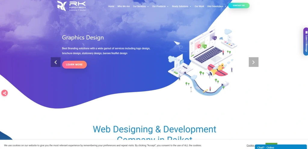 IT compa⁠n​y in Rajk​ot- RK​ Infotech