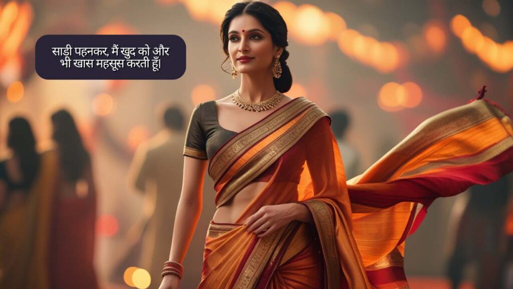 saree captions for instagram