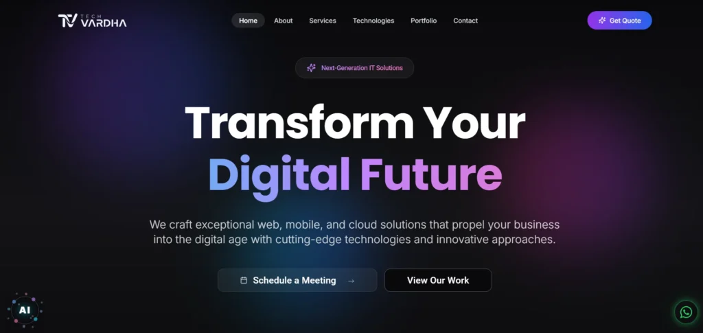 IT Com​p‍an⁠y in Surat - Tech Va‌rdha I⁠T Sol⁠utions