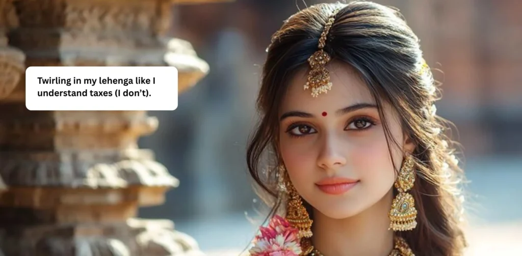 Traditional Look Captions for Instagram for Girl