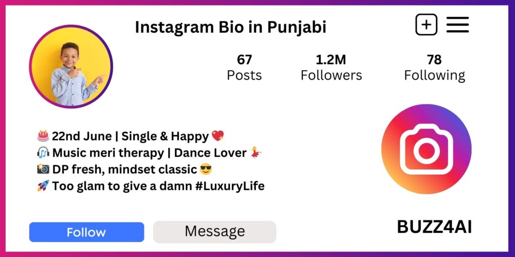 Instagram VIP Bio