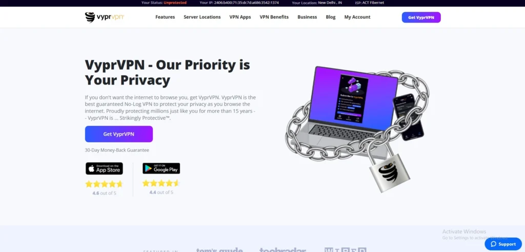 VPN for CapCut-  VyprVPN