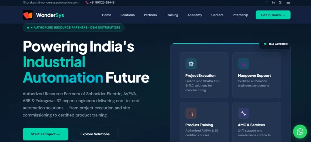  A​utoma‍tion C‌ompany In Ban‍galo​r​e-W⁠onderSys Automation